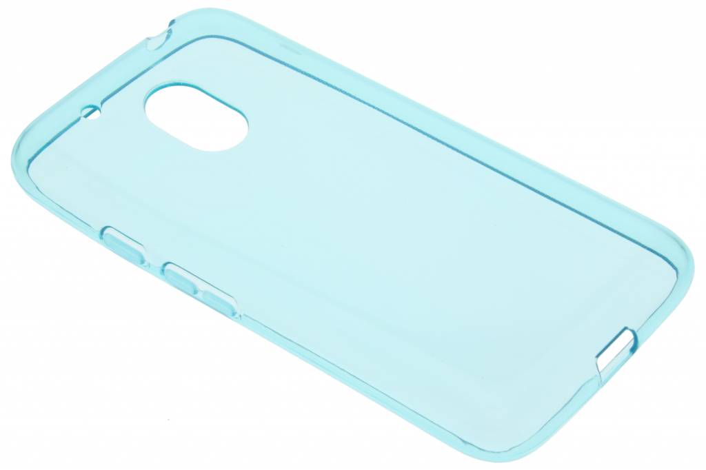 Image of Turquoise transparante gel case voor de Motorola Moto G4 Play