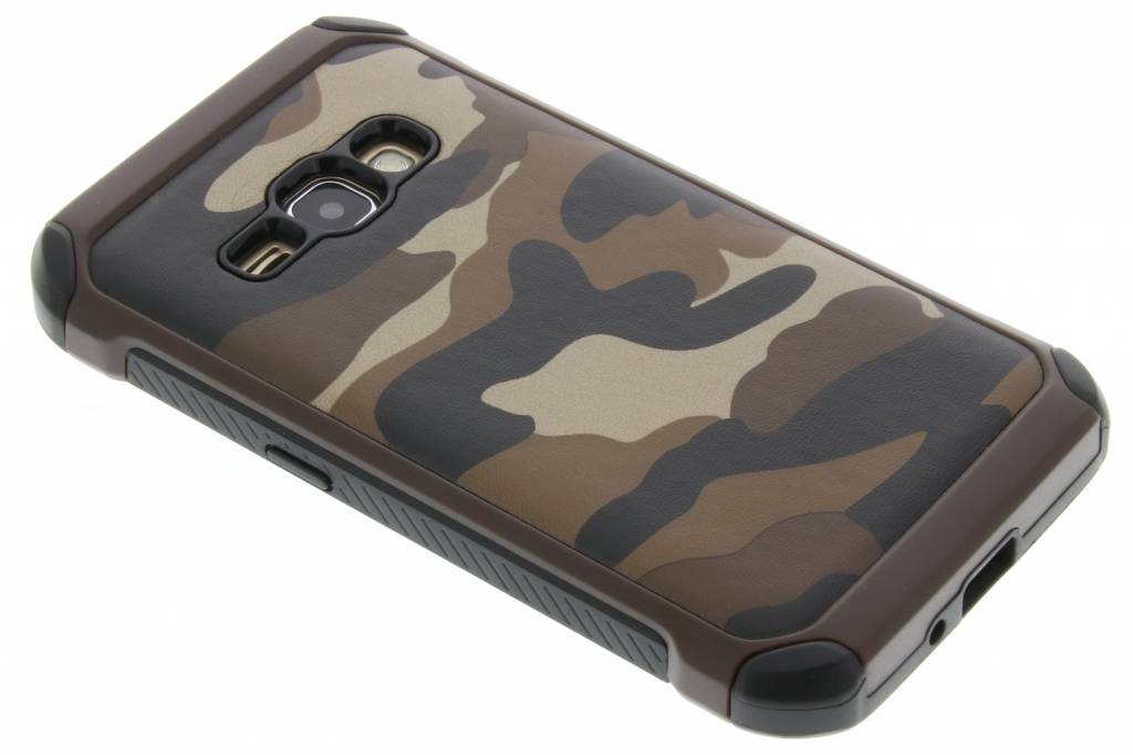 Image of Bruin army defender hardcase hoesje voor de Samsung Galaxy J1 (2016)