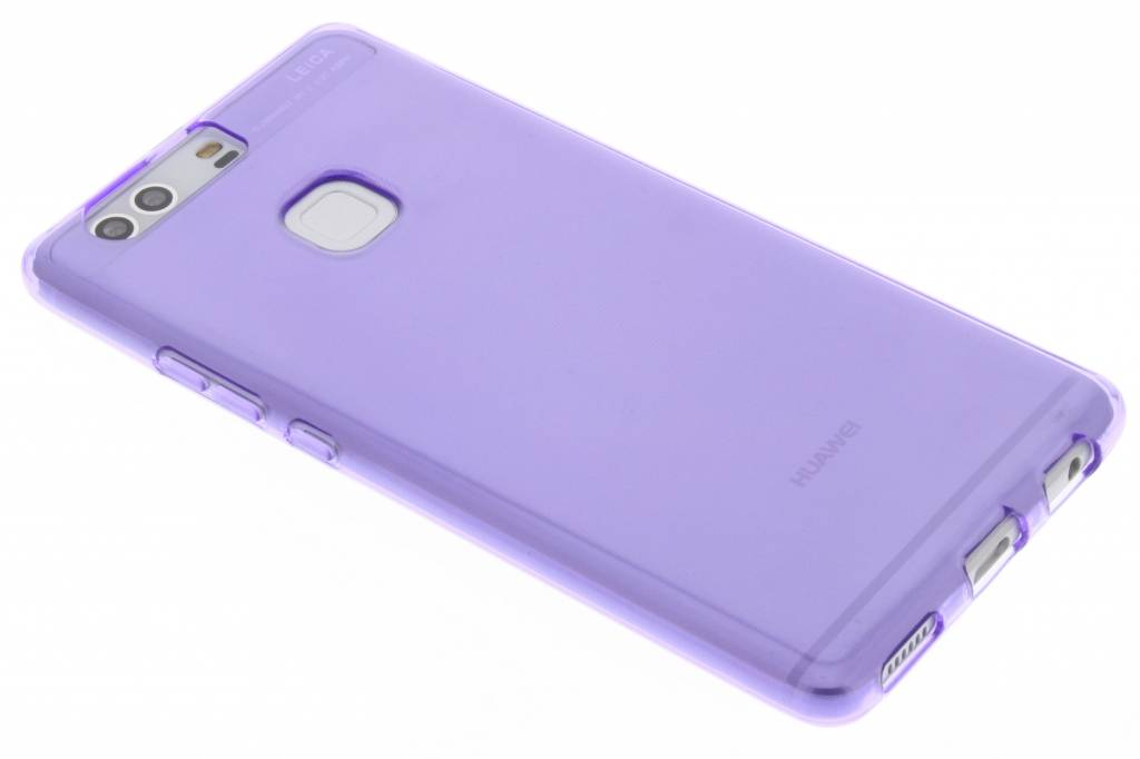 Image of Paarse transparante gel case voor de Huawei P9 Plus