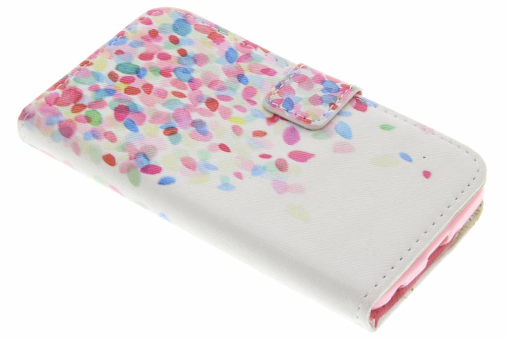 Image of Confetti design TPU booktype hoes voor de LG K4