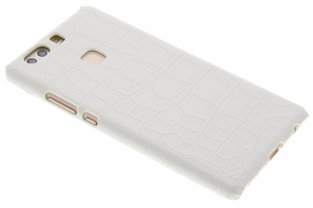 Image of Wit krokodil design hardcase hoesje voor de Huawei P9 Plus