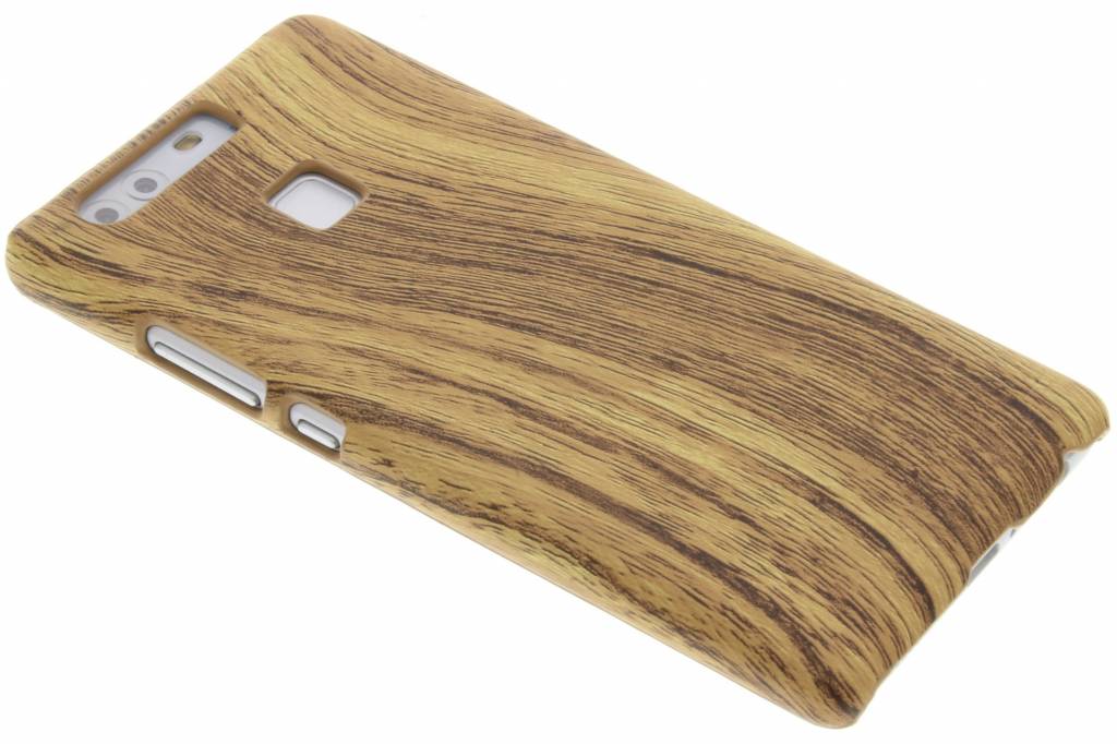 Image of Lichtbruin hout design hardcase hoesje voor de Huawei P9