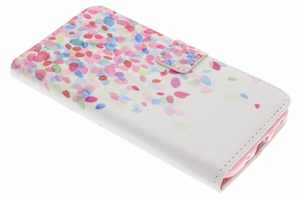 Image of Confetti design TPU booktype hoes voor de HTC 10