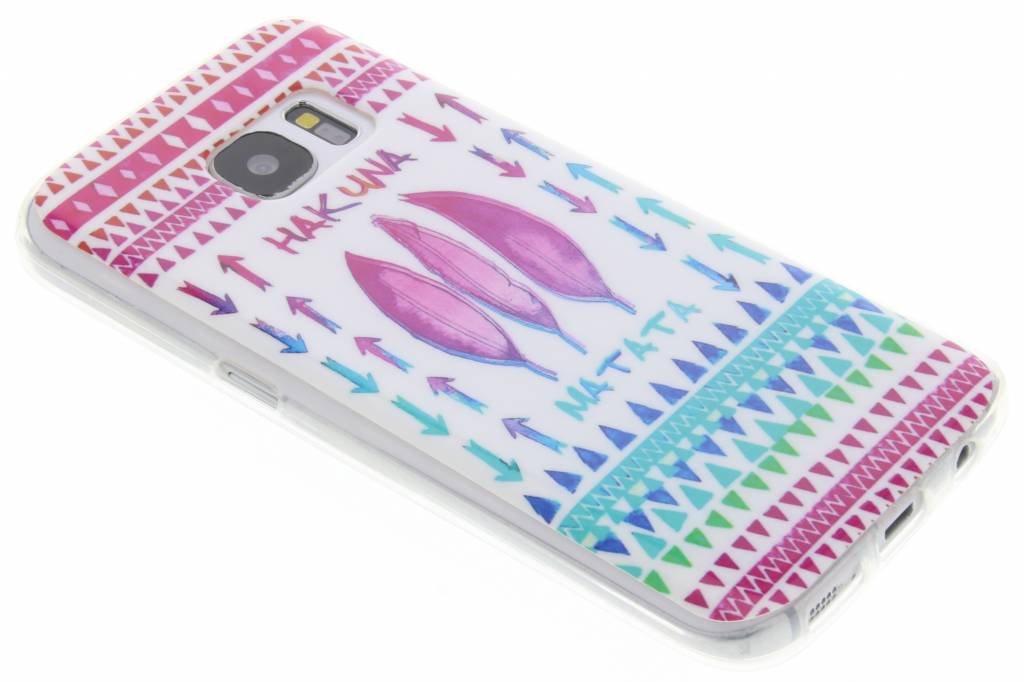 Image of Hakuna Matata design TPU siliconen hoesje voor de Samsung Galaxy S7