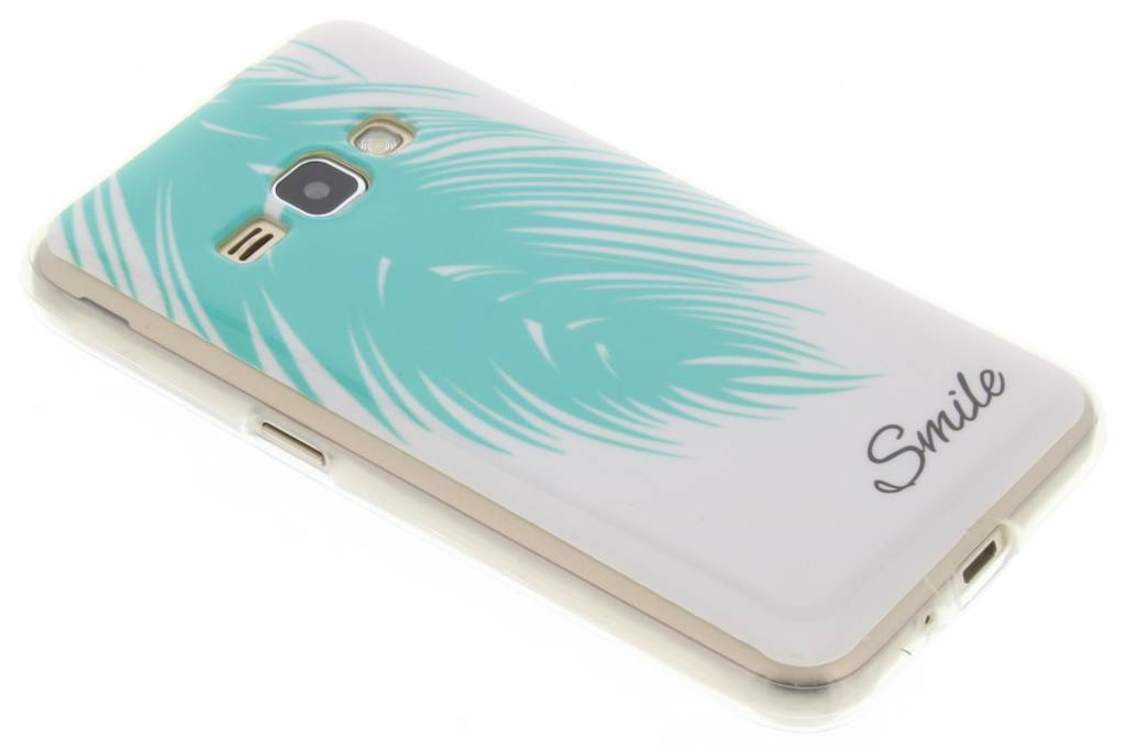 Image of Smile design TPU siliconen hoesje voor de Samsung Galaxy J1 (2016)