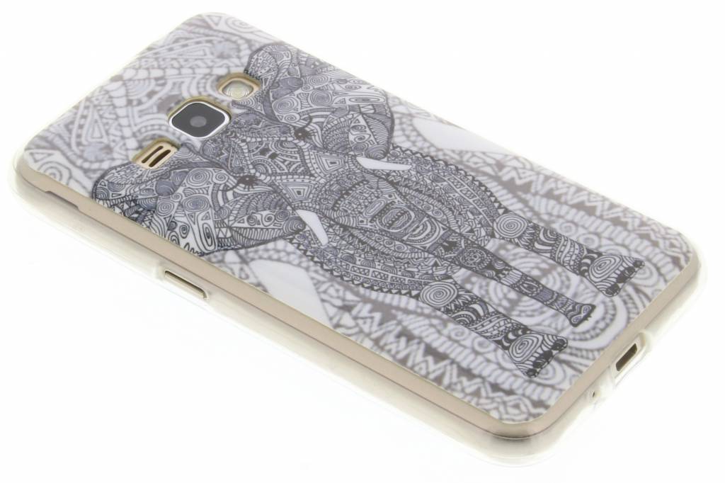 Image of Olifant design TPU siliconen hoesje voor de Samsung Galaxy J1 (2016)