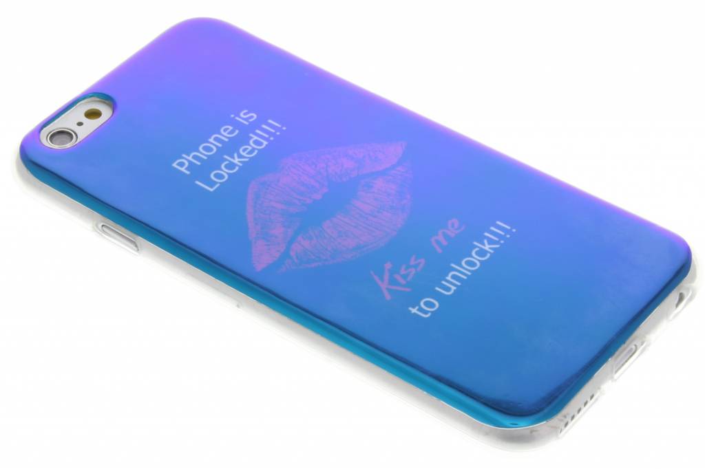 Image of Metallic Kiss design TPU siliconen hoesje voor de iPhone 6 / 6s