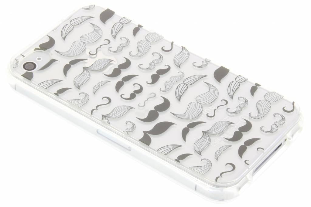 Image of Mustache design TPU siliconen hoesje voor de iPhone 4 / 4s