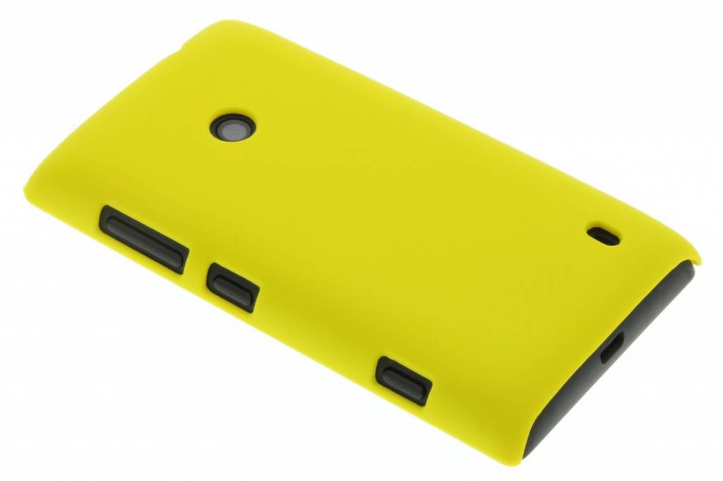 Image of Geel effen hardcase hoesje voor de Nokia Lumia 520