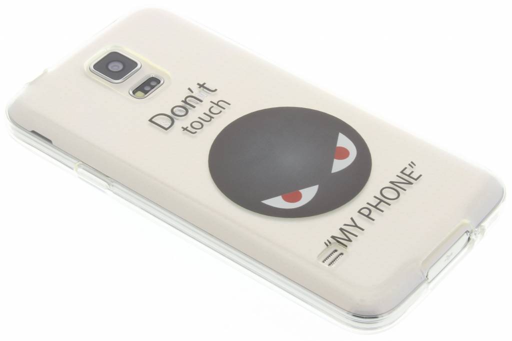 Image of Don't touch design TPU siliconen hoesje voor de Samsung Galaxy S5 (Plus) / Neo