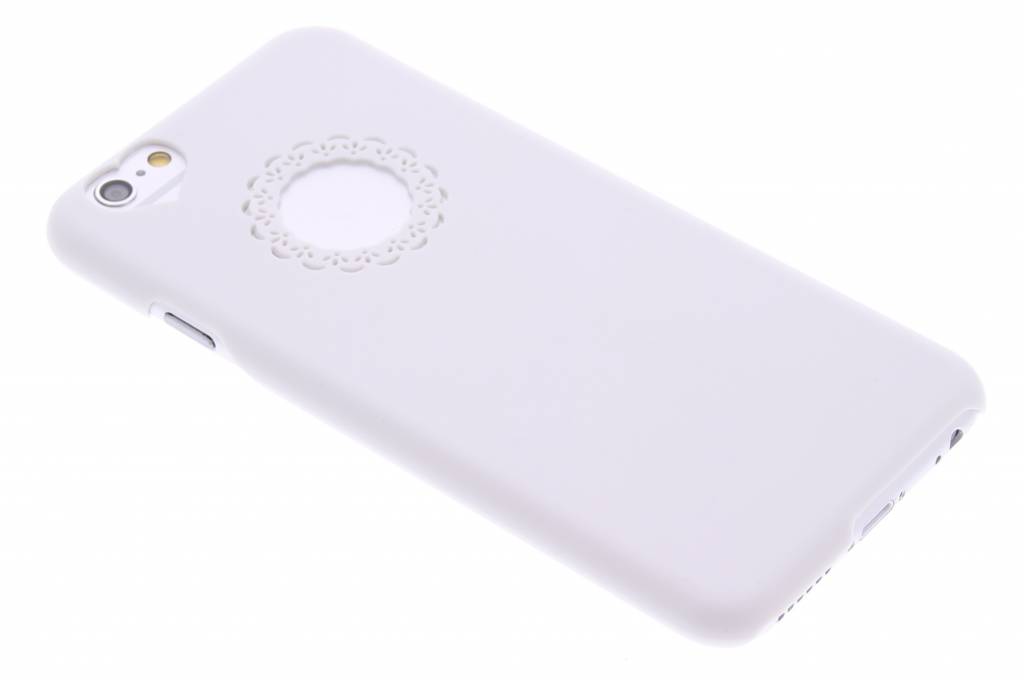 Image of Witte romantische effen hardcase met ornament voor de iPhone 6 / 6s