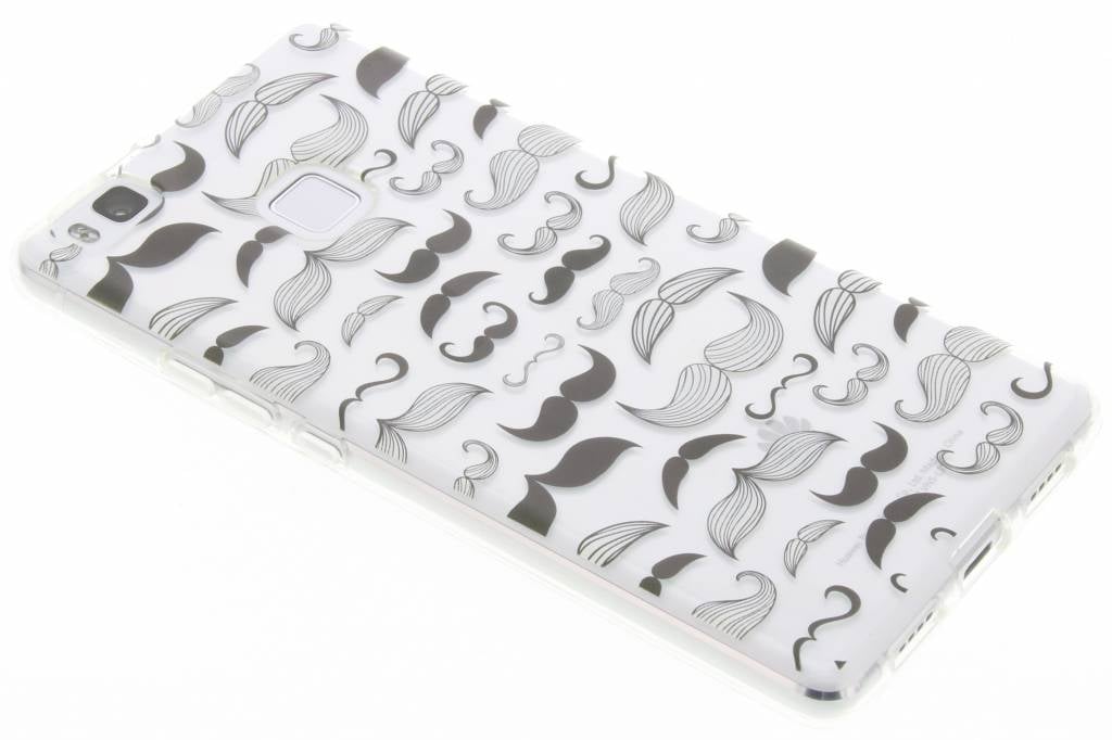 Image of Mustache design TPU siliconen hoesje voor de Huawei P9 Lite