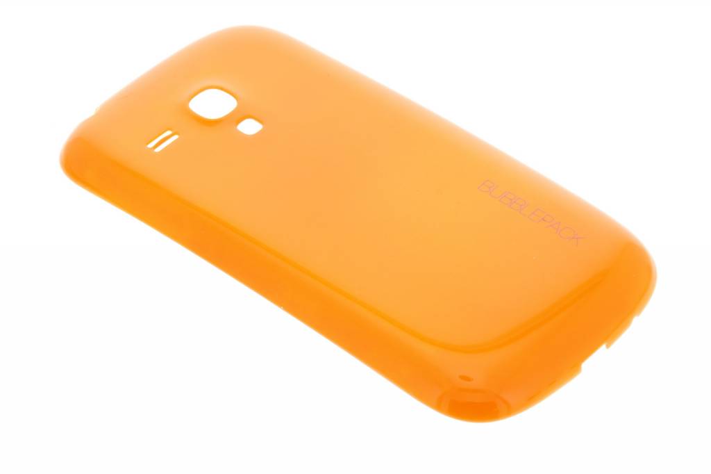 Image of Oranje ubblepack batterij cover voor de Samsung Galaxy S3 Mini