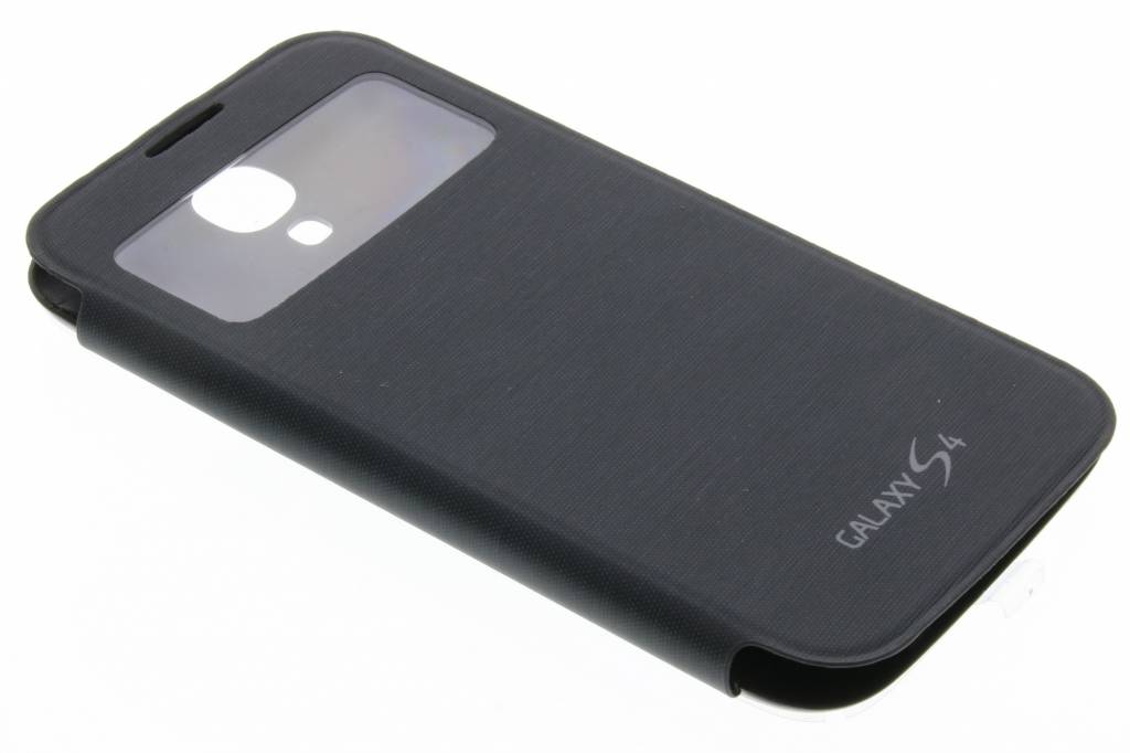 Image of Zwarte flipcover met venster voor de Samsung Galaxy S4 i9500