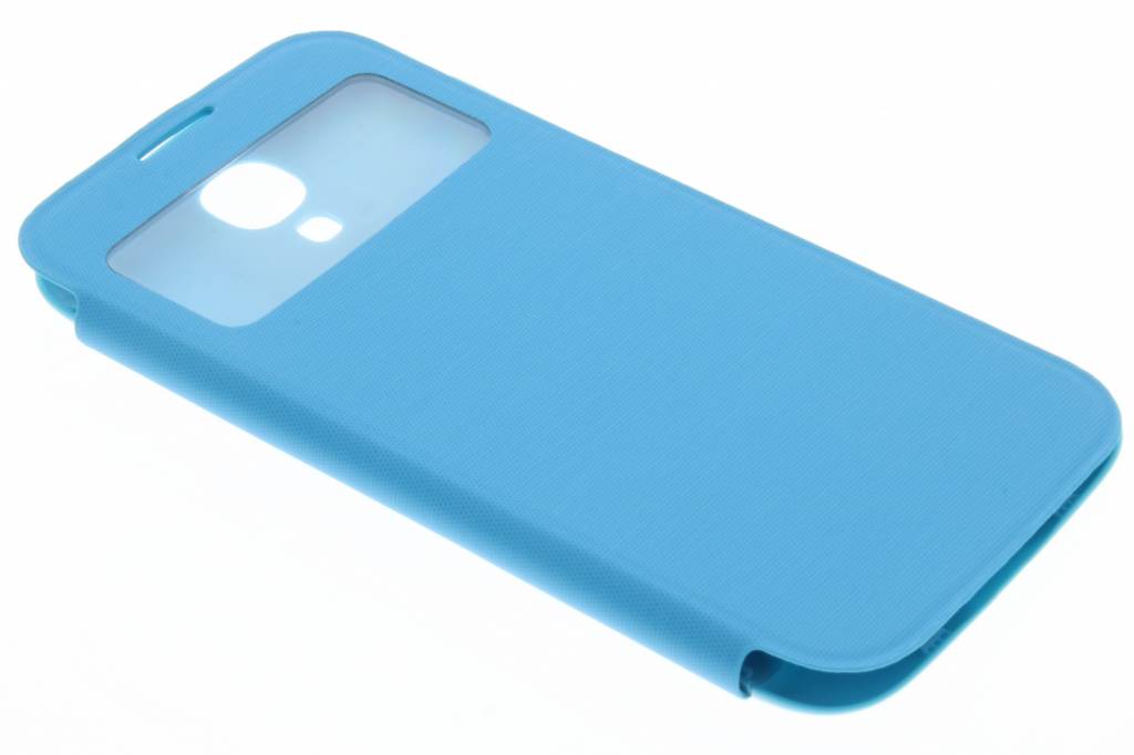 Image of Lichtblauwe flipcover met venster voor de Samsung Galaxy S4 i9500