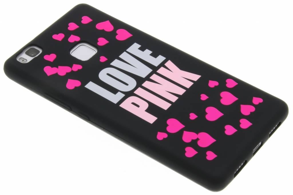 Image of I Love Pink glow in the dark TPU case voor de Huawei P9 Lite