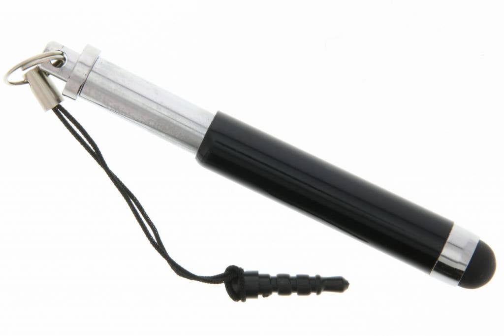 Image of Mini effen telescopische touchscreen stylus - Zwart