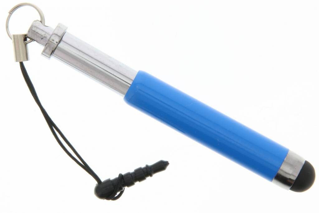 Image of Mini effen telescopische touchscreen stylus - Blauw