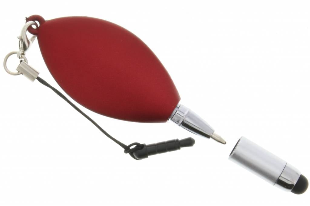 Image of Styluspen met anti-stofplug - Rood