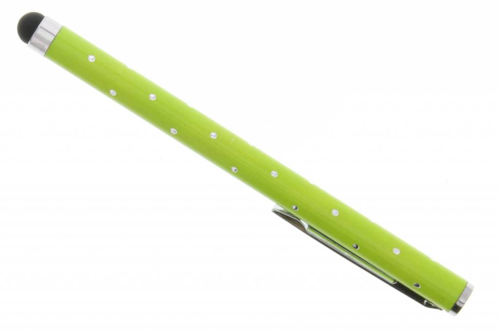 Image of Touchscreen stylus met glitters - Groen