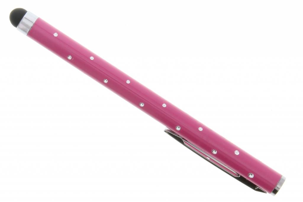 Image of Touchscreen stylus met glitters - Fuchsia