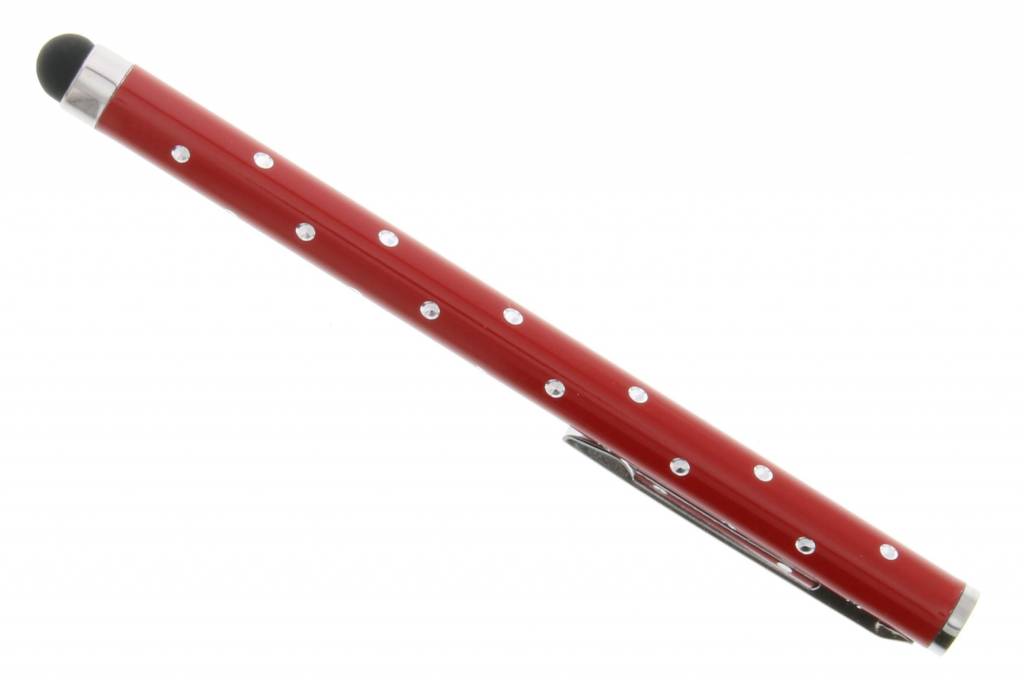 Image of Touchscreen stylus met glitters - Rood