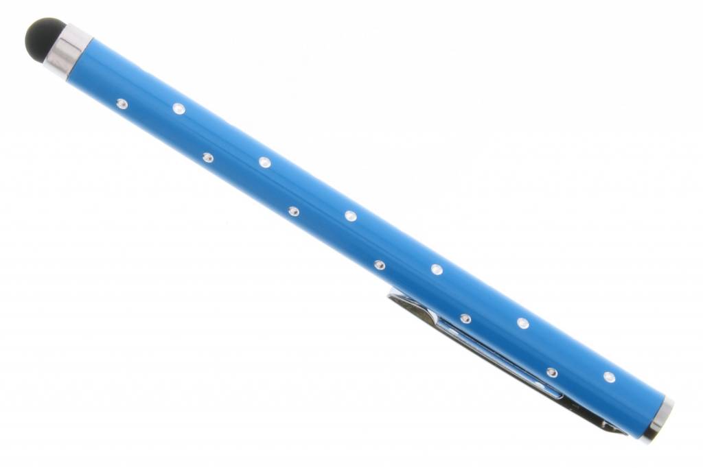 Image of Touchscreen stylus met glitters - Blauw