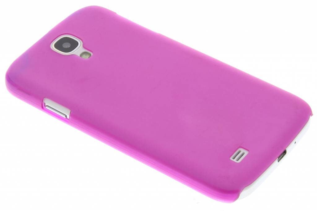 Image of Fuchsia mat transparant hardcase hoesje voor Samsung Galaxy S4