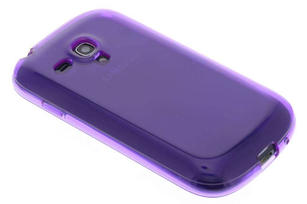 Image of Paars transparante gel case voor de Samsung Galaxy S3 Mini