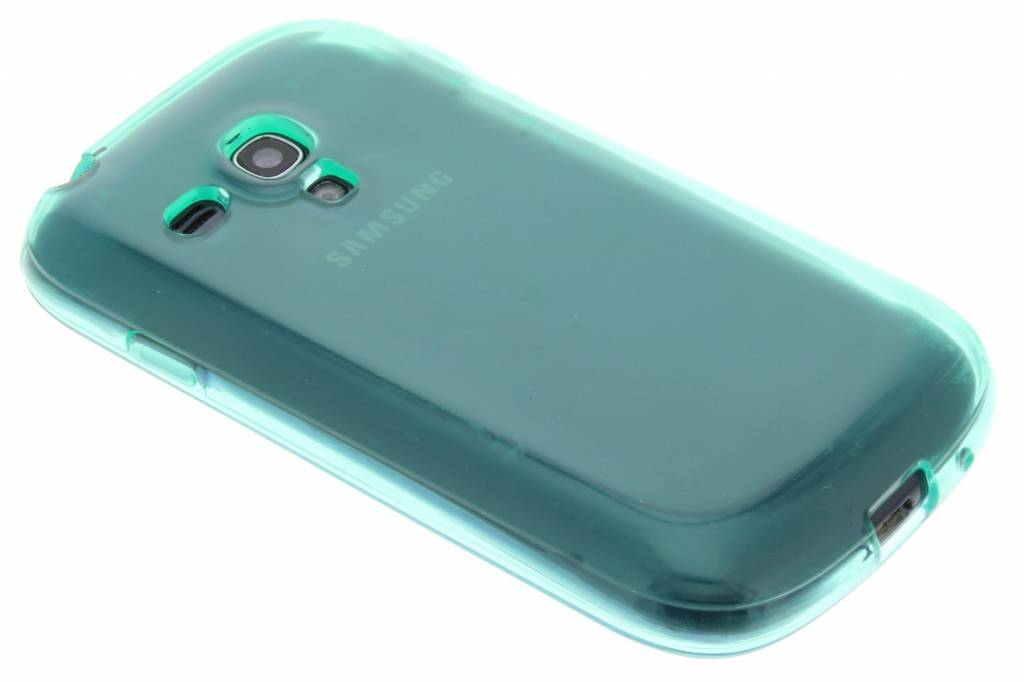 Image of Turquoise transparante gel case voor de Samsung Galaxy S3 Mini