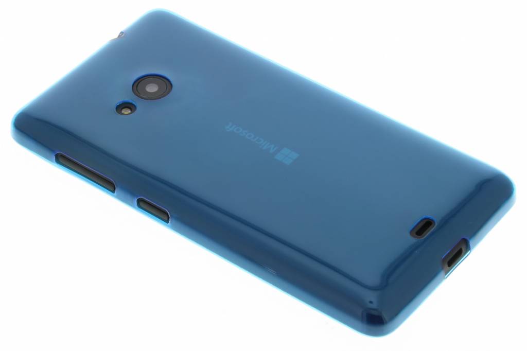 Image of Blauw ultra thin transparant TPU hoesje voor de Microsoft Lumia 535