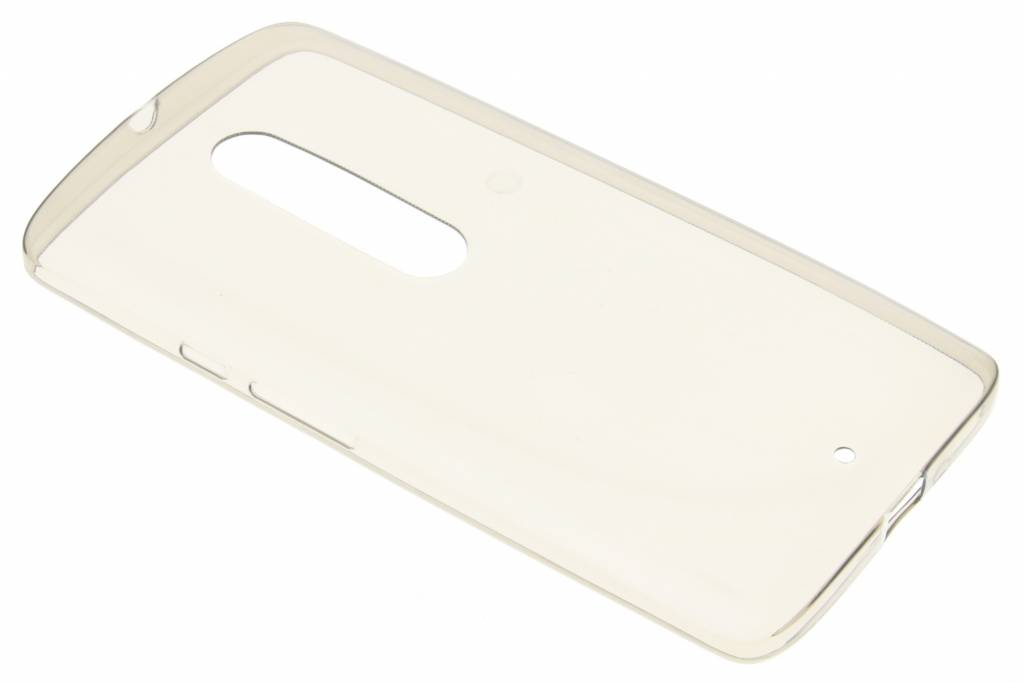 Image of Grijs Ultra thin transparant TPU hoesje voor de Motorola Moto X Play