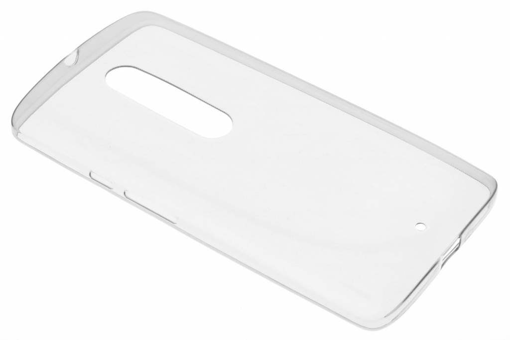 Image of Transparant ultra thin transparant TPU hoesje voor de Motorola Moto X Play