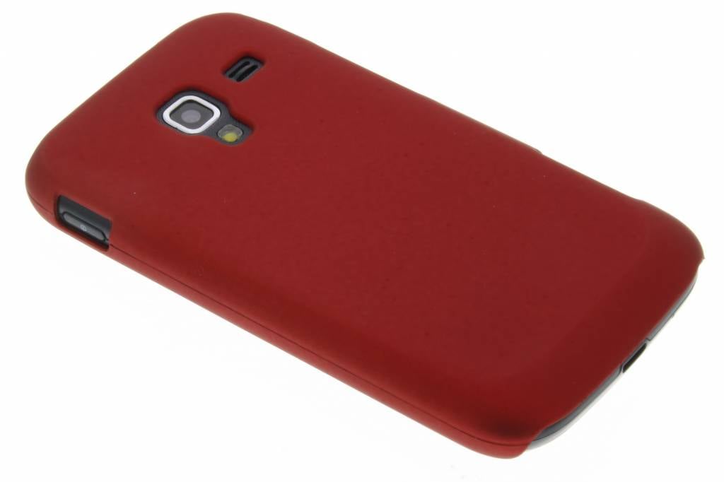 Image of Rood effen mat gekleurde hardcase voor de Samsung Galaxy Ace 2 i8160