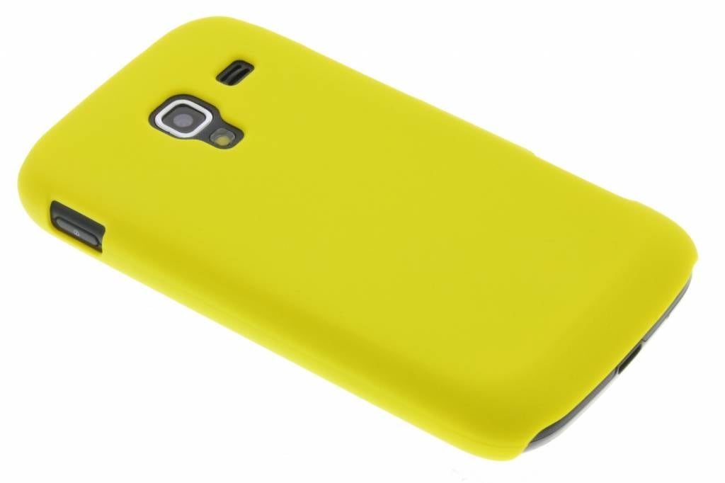 Image of Geel effen mat gekleurde hardcase voor de Samsung Galaxy Ace 2 i8160