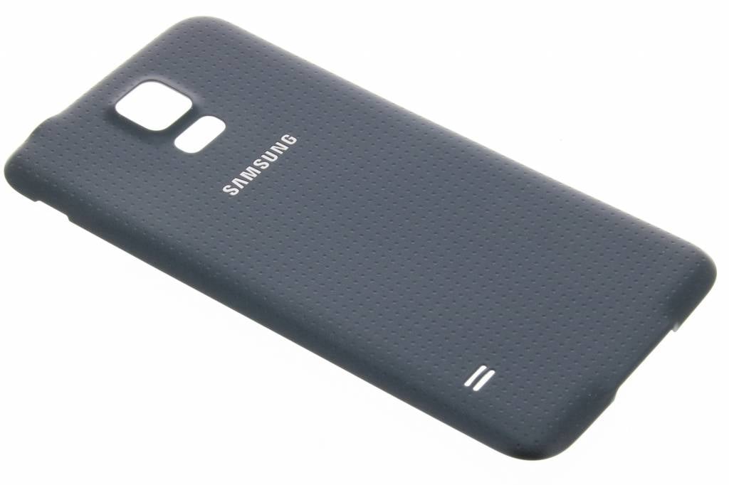 Image of originele Geperforeerde LederBack Cover voor de Galaxy S5 (Plus) / Neo - Grijs