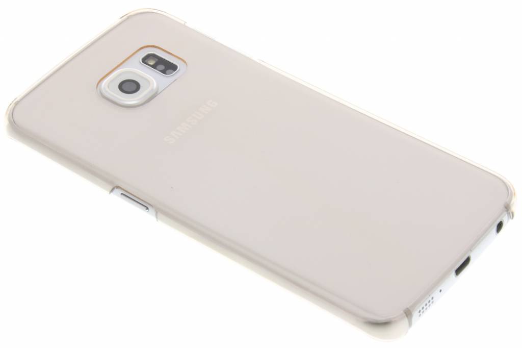 Image of Gouden transparante hardcase voor de Samsung Galaxy S6 Edge