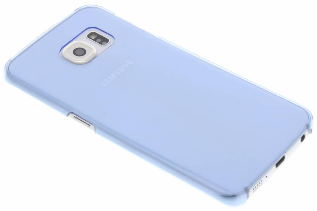 Image of Blauwe transparante hardcase voor de Samsung Galaxy S6 Edge