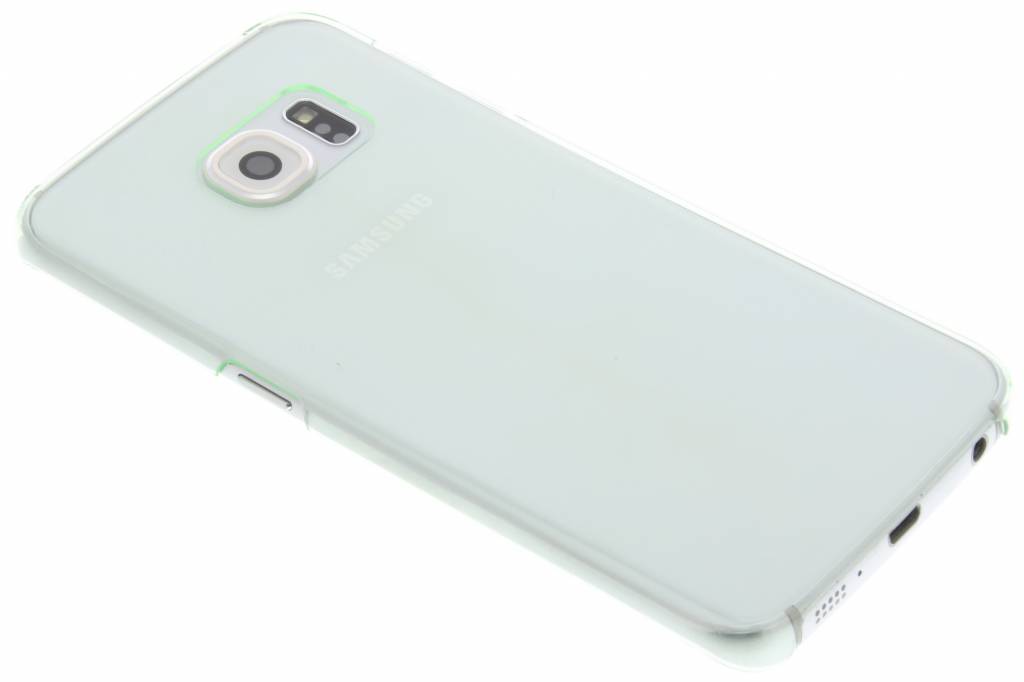 Image of Groene transparante hardcase voor de Samsung Galaxy S6 Edge