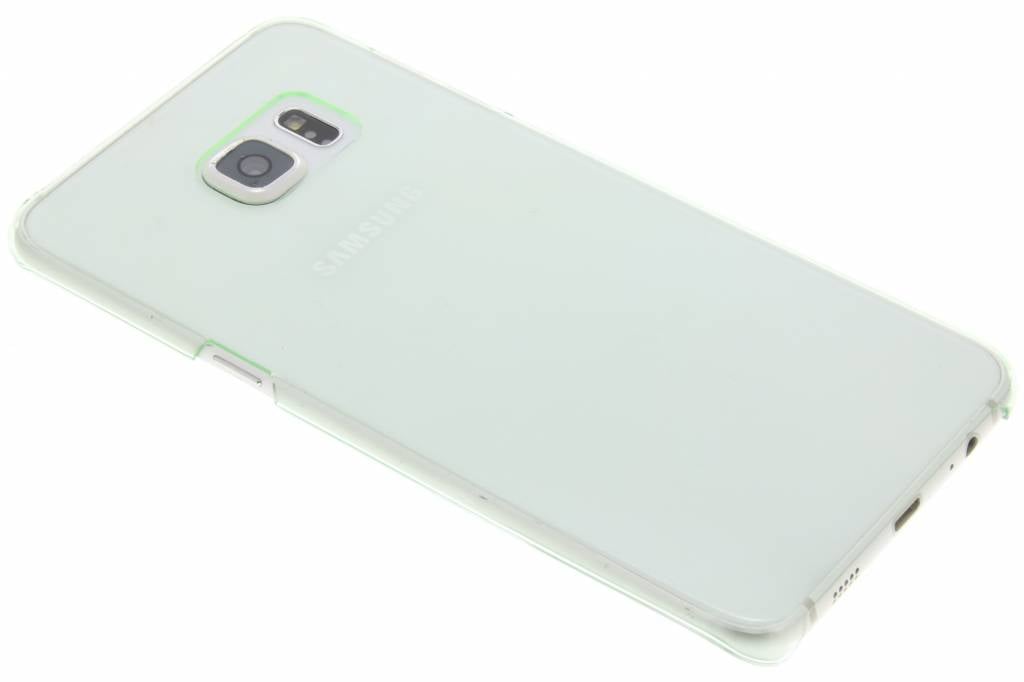 Image of Groene transparante hardcase voor de Samsung Galaxy S6 Edge Plus