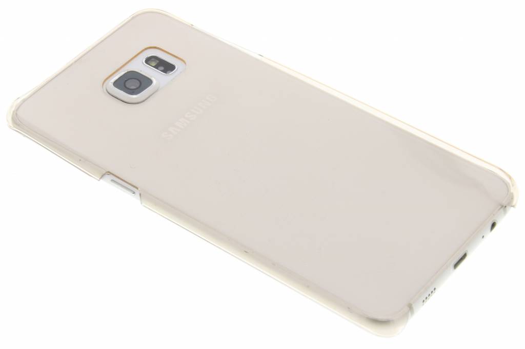 Image of Gouden transparante hardcase voor de Samsung Galaxy S6 Edge Plus