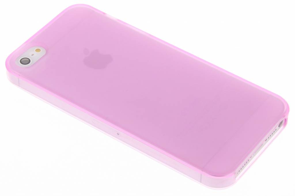 Image of Roze hard siliconen hoesje voor de iPhone 5 / 5s / SE