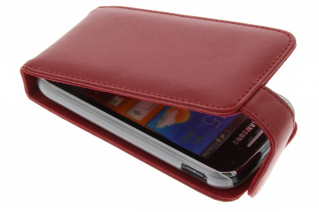 Image of Rode stijlvolle flipcase voor de Samsung Galaxy Ace 2