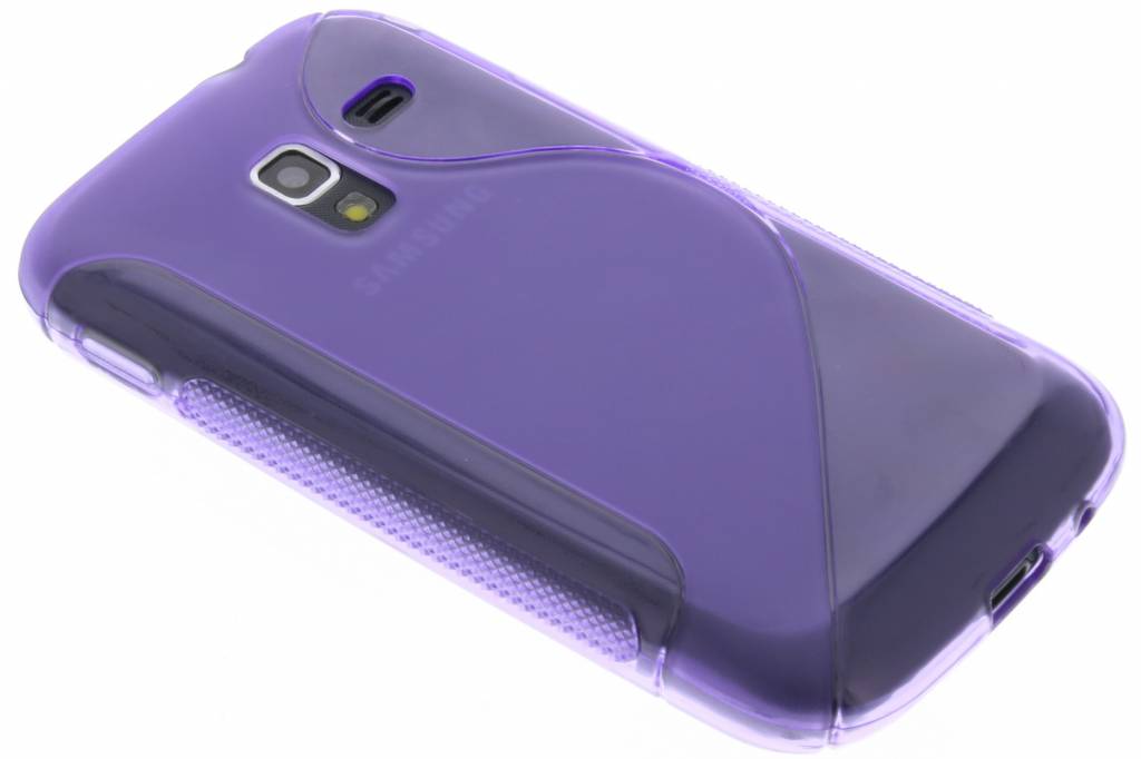 Image of Paars S-line flexibel TPU hoesje voor Samsung Galaxy Ace 2 i8160