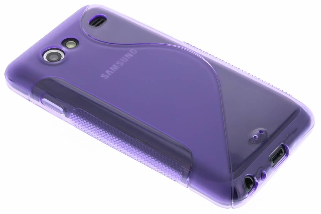 Image of Paars S-line flexibel TPU hoesje voor Samsung Galaxy S Advance i9070