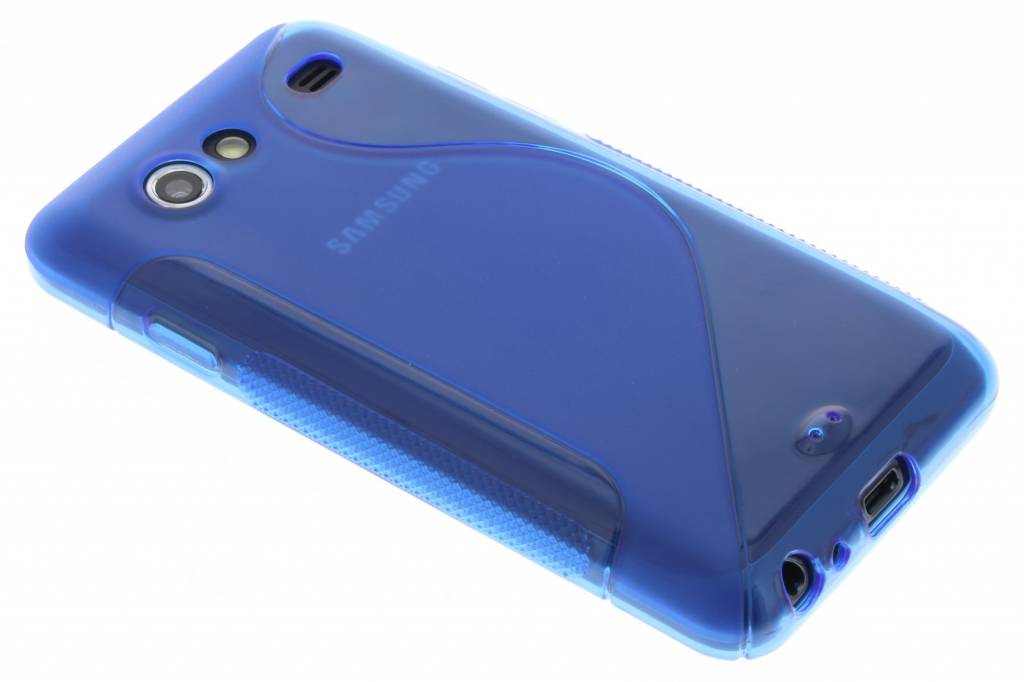 Image of Blauw S-line flexibel TPU hoesje voor Samsung Galaxy S Advance i9070