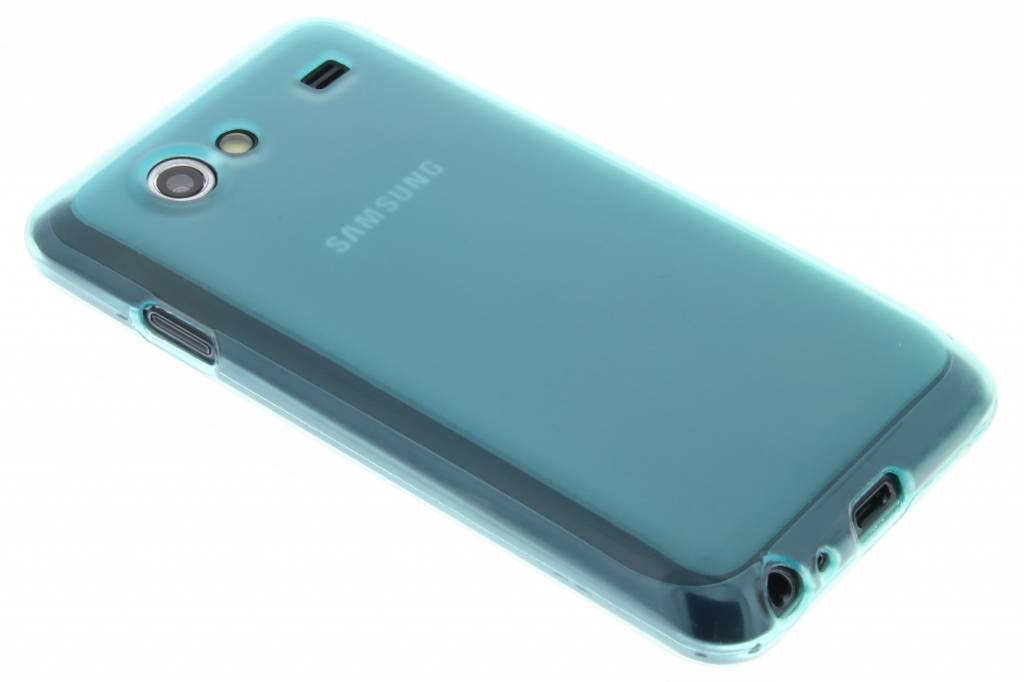 Image of Turquoise hard siliconen hoesje voor de Samsung Galaxy S Advance