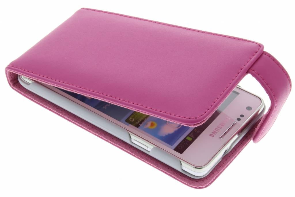 Image of Fuchsia stijlvolle flipcase voor de Samsung Galaxy S2 (Plus)