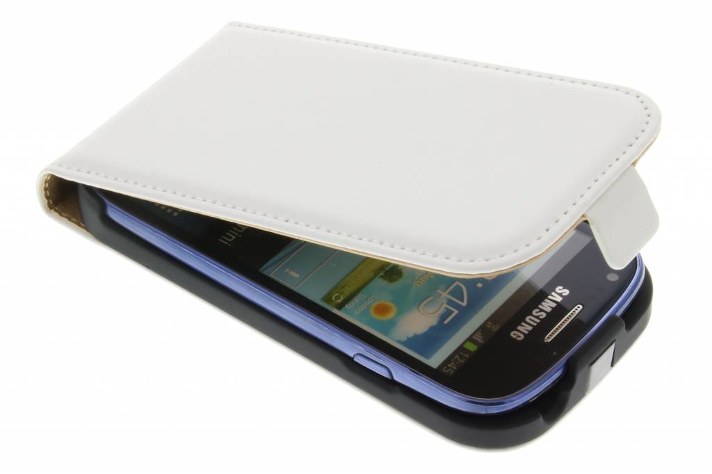 Image of Wit luxe sterke flipcase voor Samsung Galaxy S3 Mini