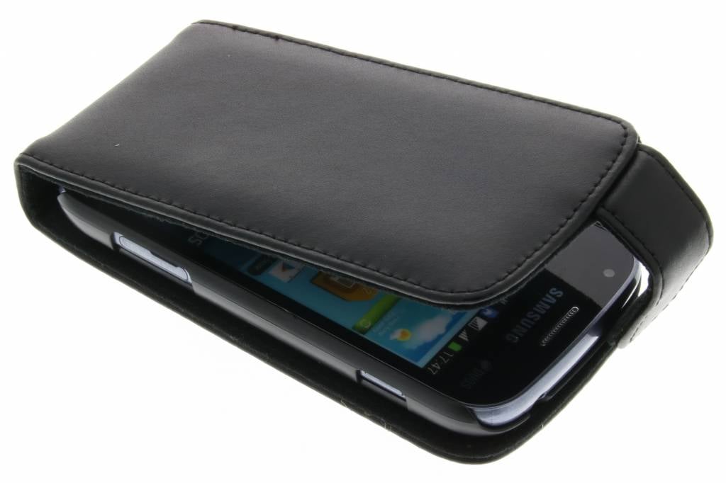 Image of Zwarte stijlvolle flipcase voor de Samsung Galaxy S Duos / Trend (Plus)